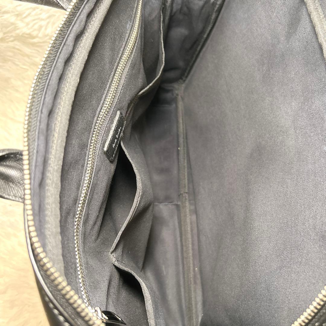 ポールスミス ビジネスバッグ ブリーフケース レザーブラック 2WAYショルダー