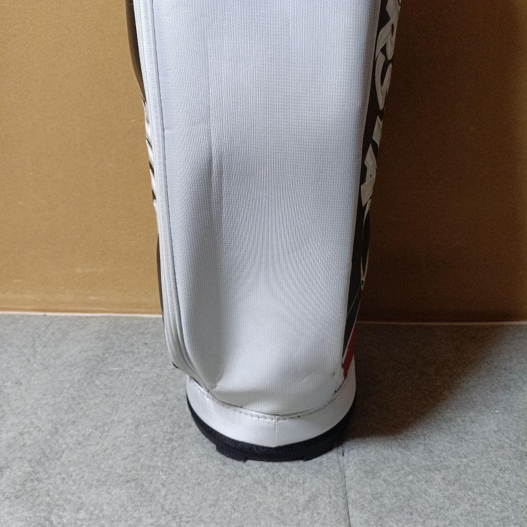 軽量 Tourstage キャディバッグ ホワイト/ブラック/レッド