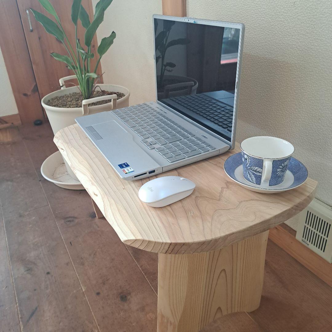 杉製ローテーブル　パソコン等作業代 おしゃれローテーブル　大特価