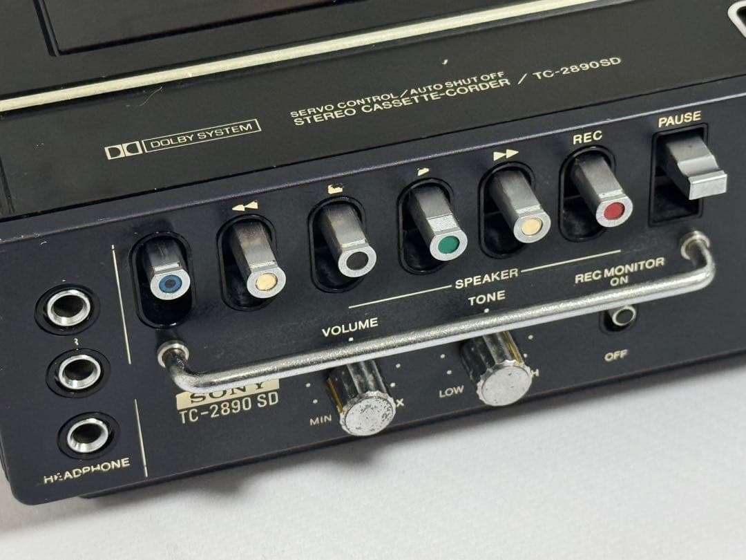 ソニーカセットデッキTC-2890SD デンスケ　動作品