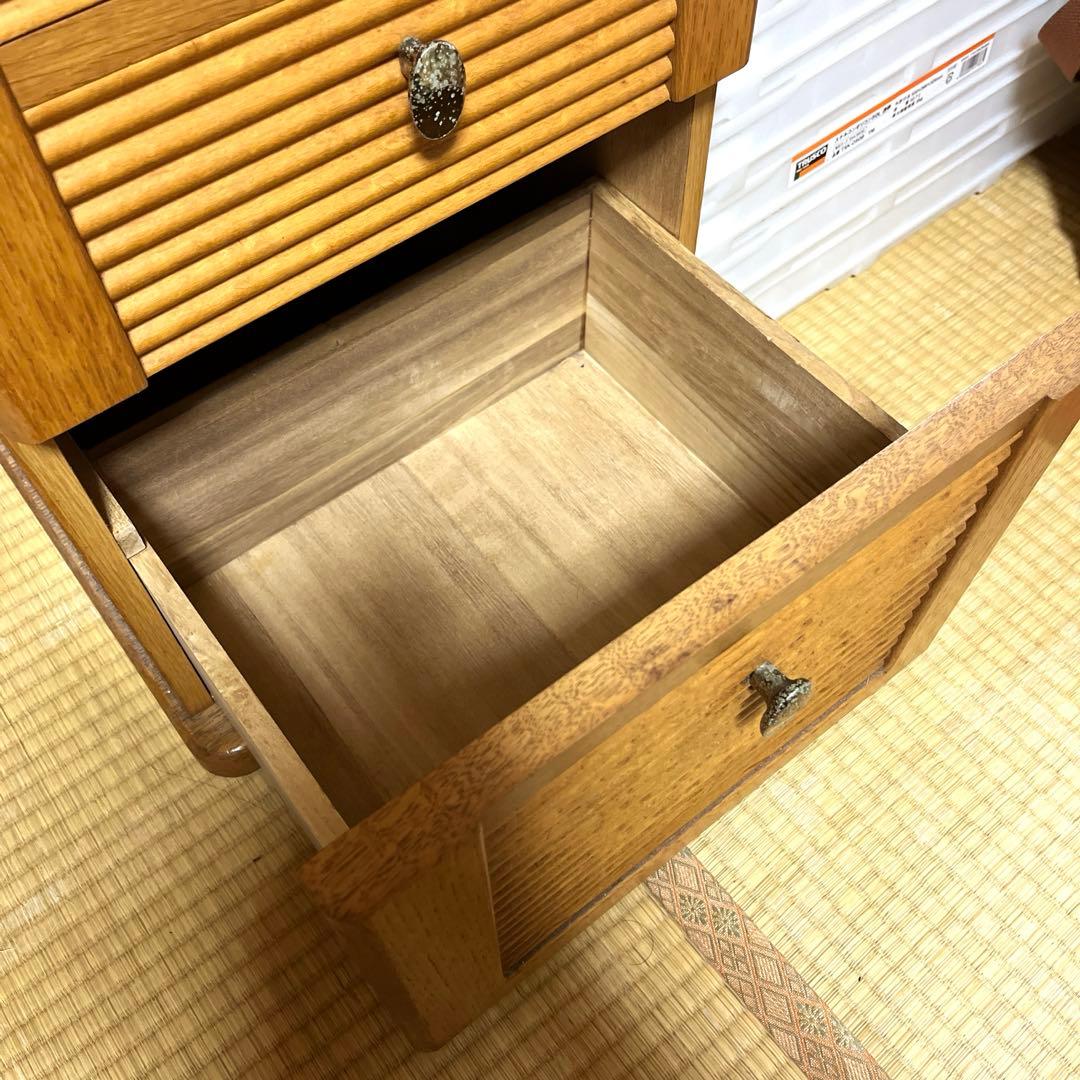 大塚家具　ドレッサー　アンティーク　ブラウン