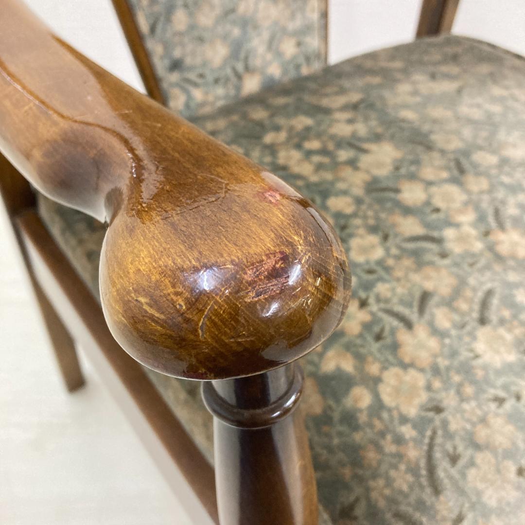 【オールドカリモク】コロニアル　一人掛けソファ　シングルソファ　椅子