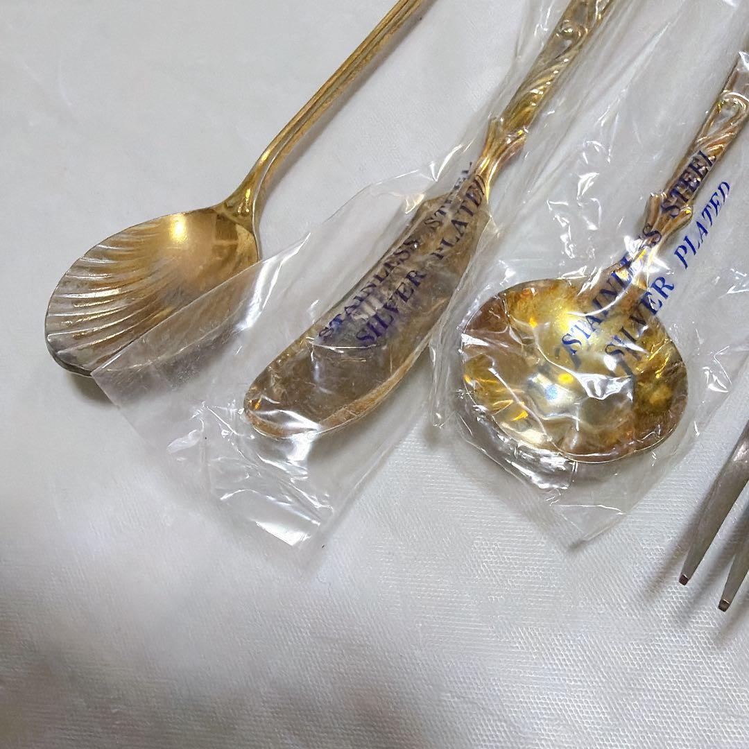 アンティーク カトラリーセット 6点 スプーン フォーク バターナイフ