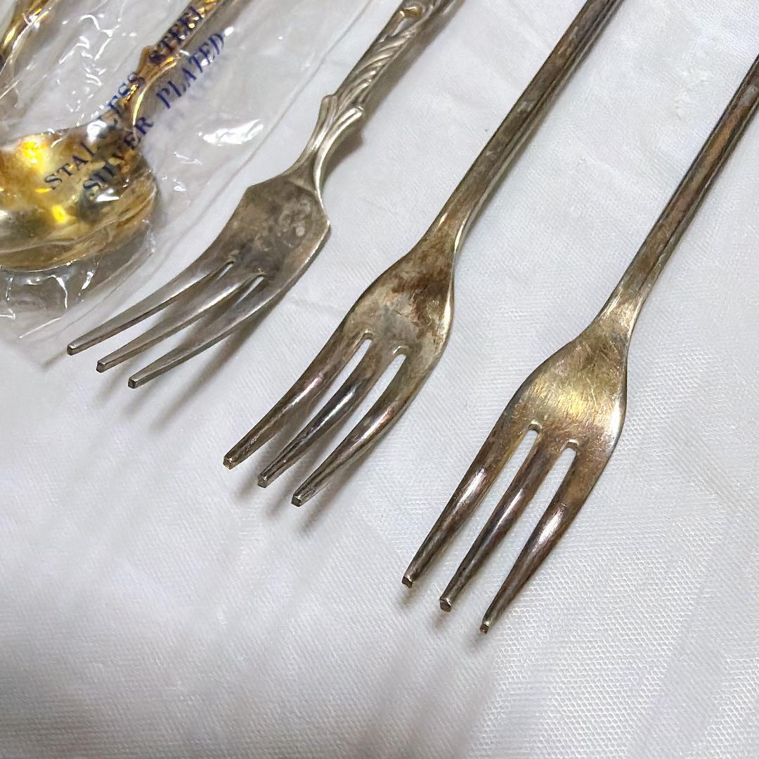 アンティーク カトラリーセット 6点 スプーン フォーク バターナイフ