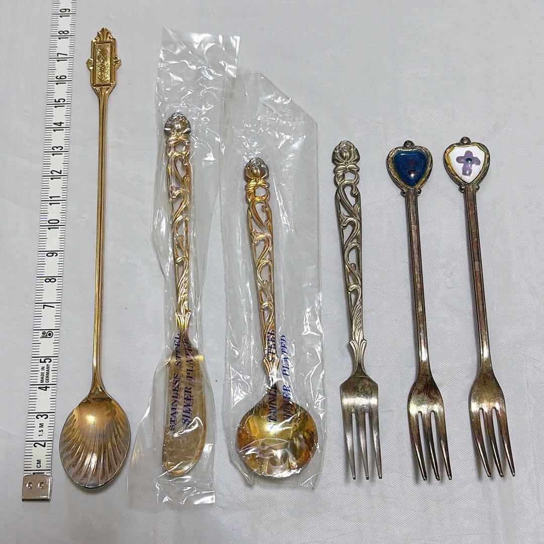 アンティーク カトラリーセット 6点 スプーン フォーク バターナイフ