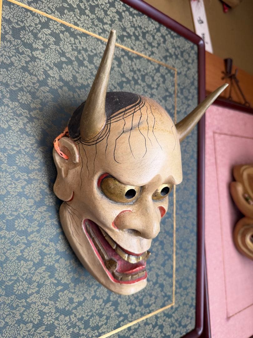 能面 般若(はんにゃ) 木彫り 残り1点のみ