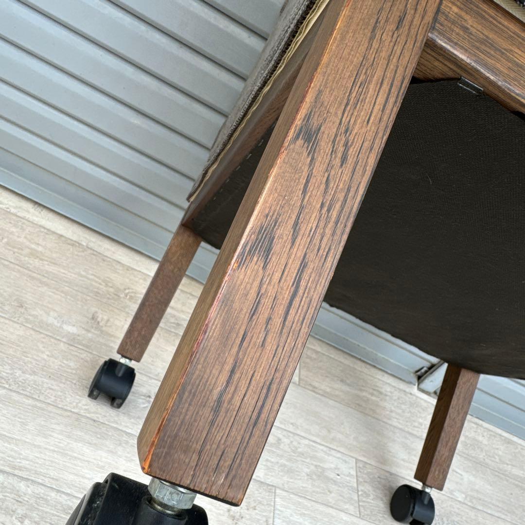 karimoku ダイニングチェアー　CU5100 キャスター付き　②