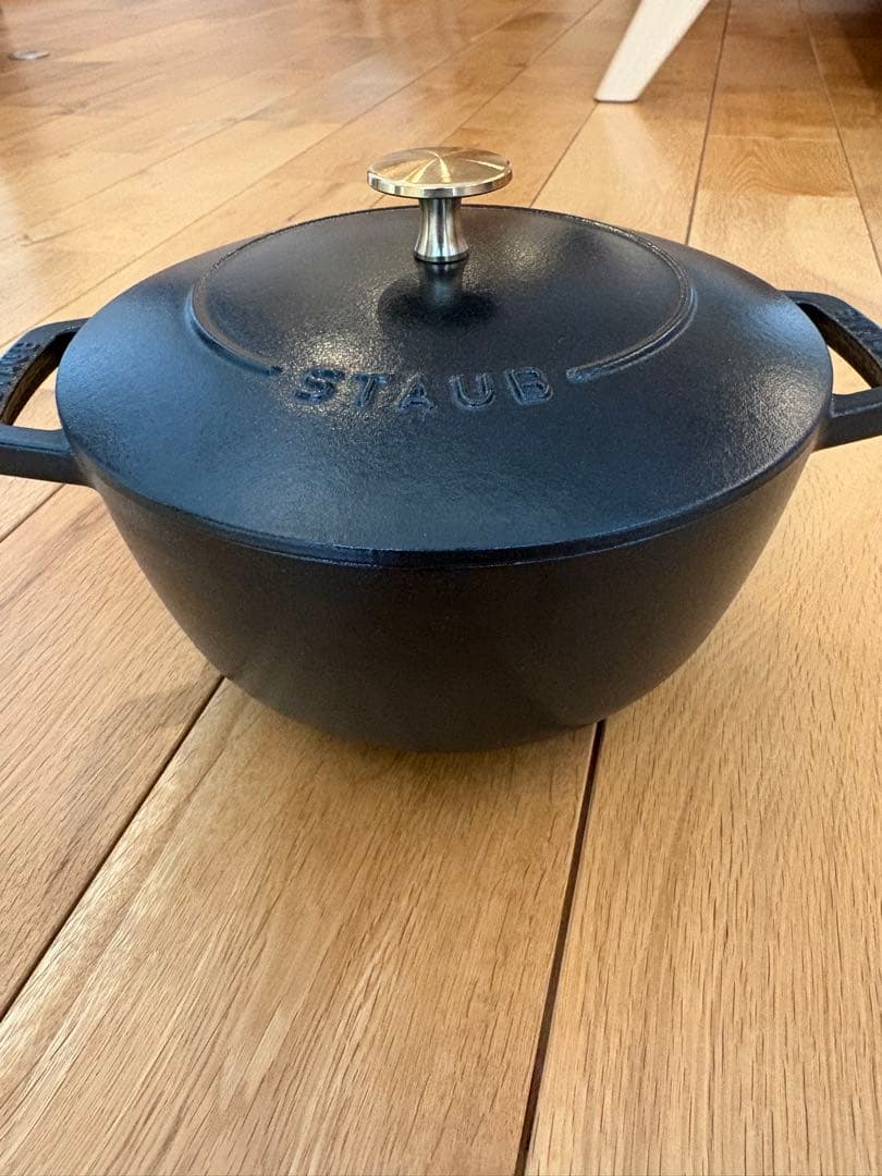 ストウブ　ワナベL 20cm ブラック　STAUB WA-NABE