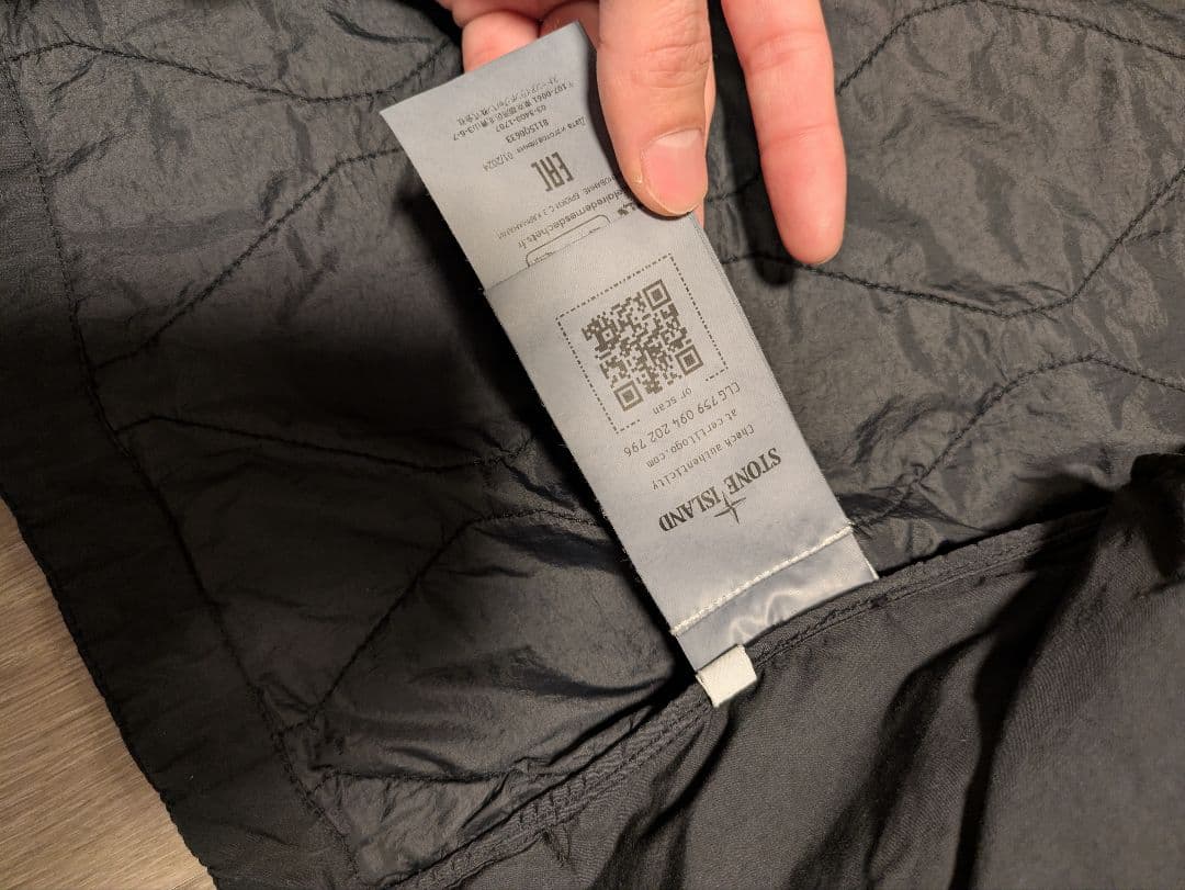 ストーンアイランド キルティング ナイロンジャケット　M