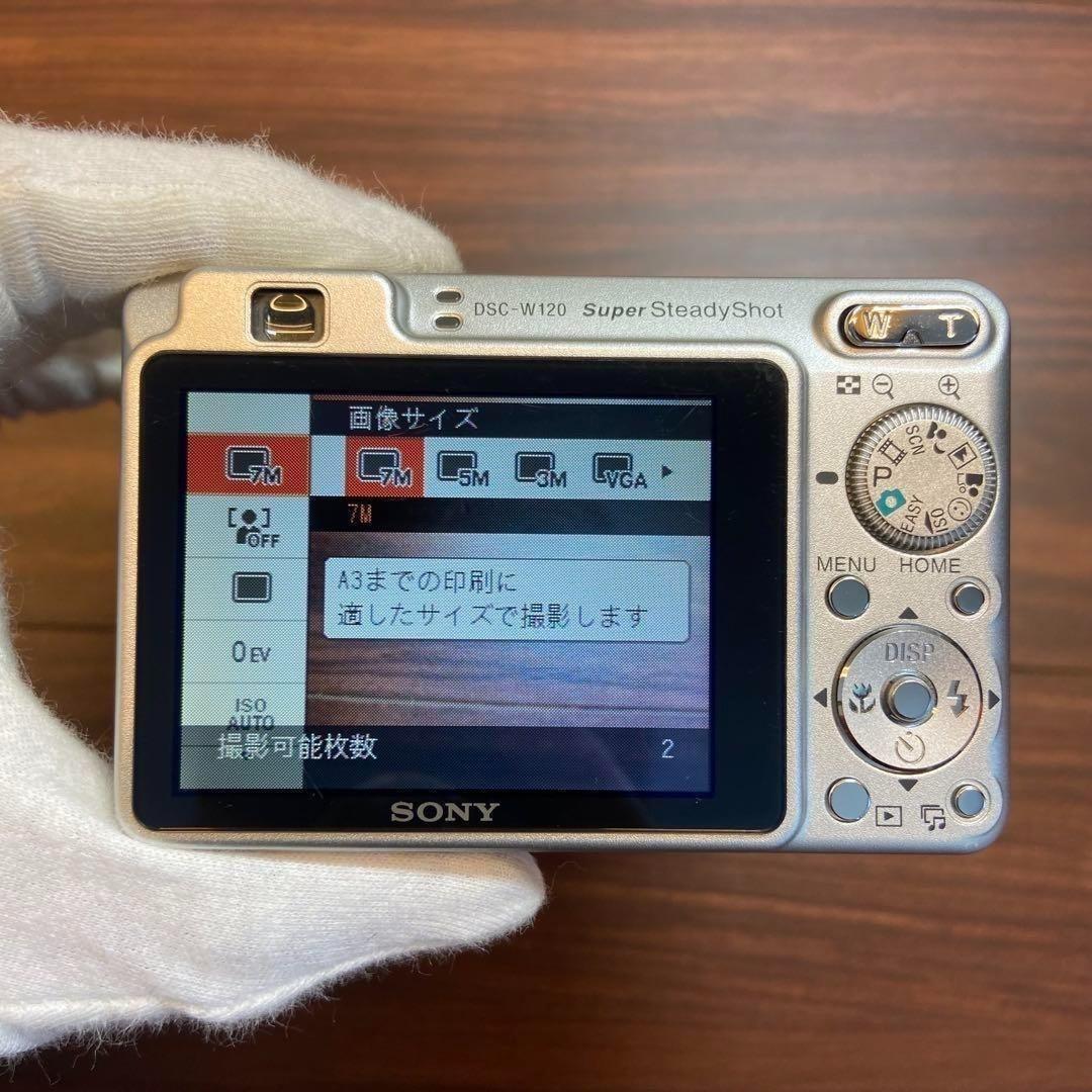 SONY Cyber-shot DSC-W120 デジカメ 3061