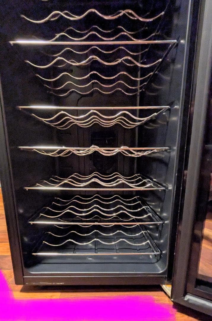 ワインセラー 32本 家庭用 ペルチェ方式 78L ブラック コンポジット