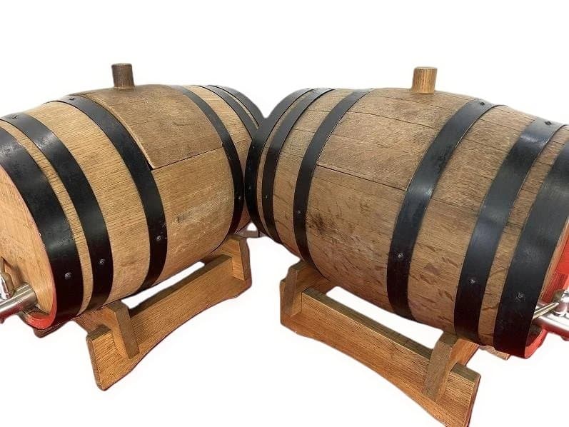 木樽ワインサーバー スタンド付き 2個セット ワイン樽 酒樽 メルシャン