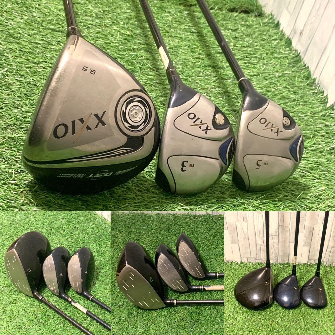 ゼクシオバッグ付 良品 XXIO9 本格メンズゴルフクラブセット豪華13本
