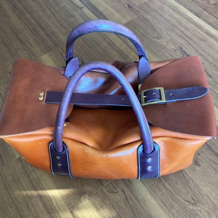 イタリアンレザー　ツールバッグ　工具箱　ツール　レザーバッグ