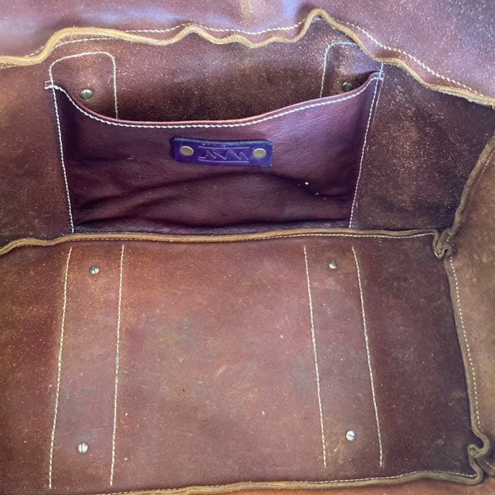 イタリアンレザー　ツールバッグ　工具箱　ツール　レザーバッグ