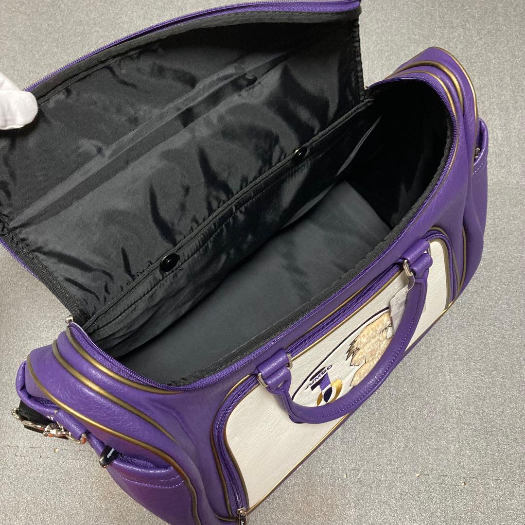 e52 タグ付き新品　JUMBO ジャンボ尾崎　犬　ロゴ　2way ボストン