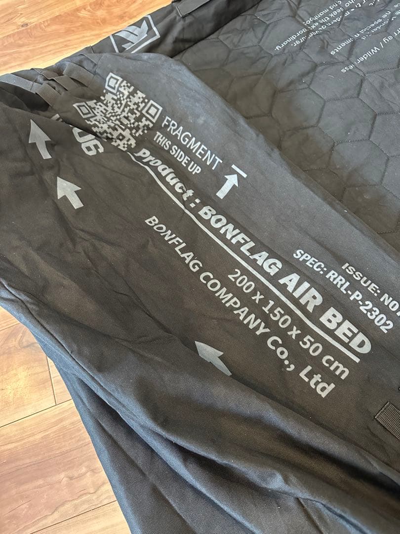 BONFLAG Air Bed エアベッド ダブル ブラック 黒 ボンフラッグ