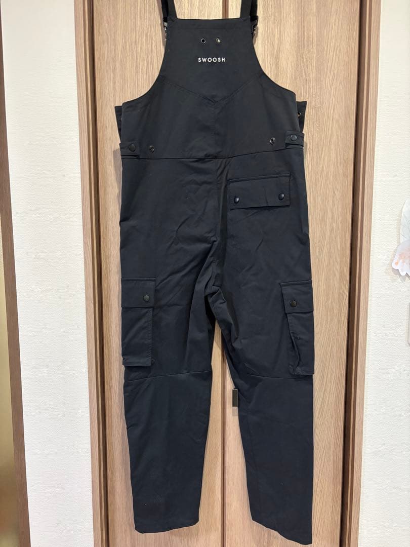 激レア　Nike オーバーオール　スウォッシュ刺繍 黒