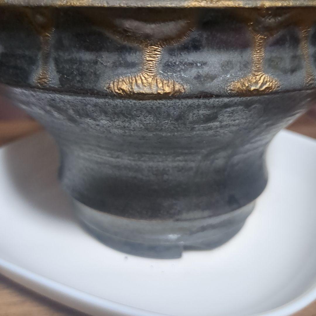 アガベ陶器鉢　植木鉢　比護作品　美品