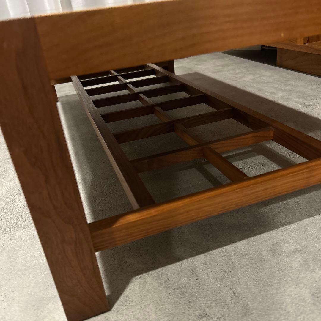 ブラックウォルナット 無垢材 ローテーブル オイル仕上げ ⚠️引取値引きあり