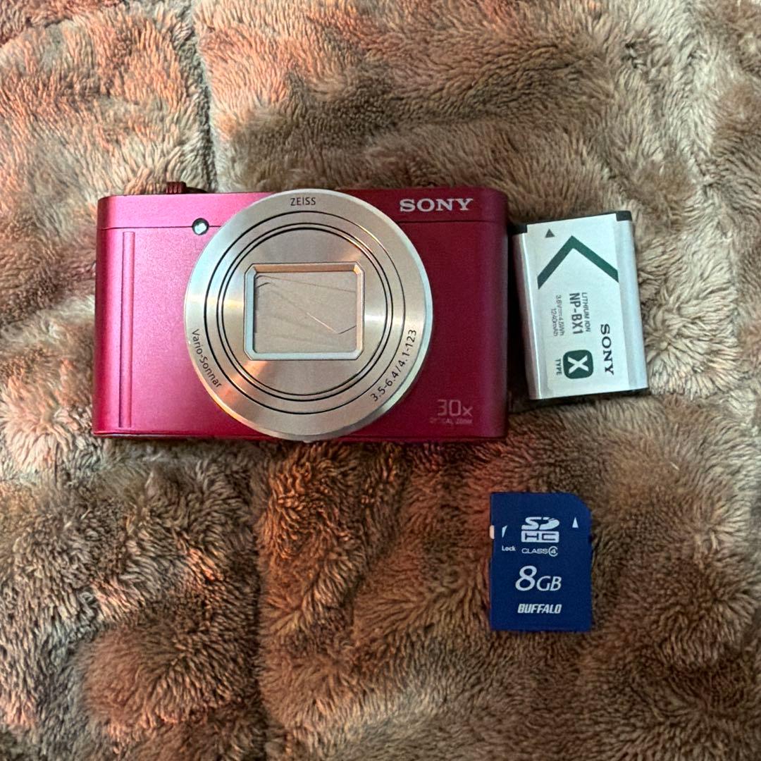 SONY Cyber-shot DSC-WX500 ボディ レッド