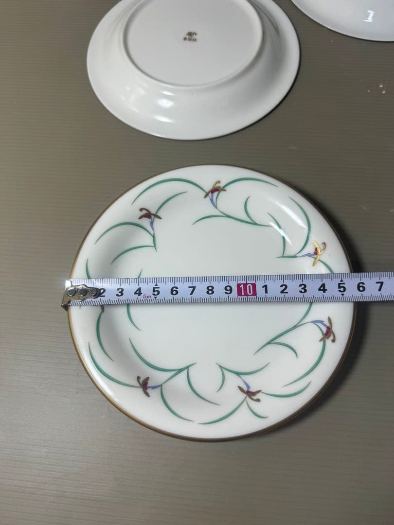 2585 香蘭社　皿　5客　金彩　未使用