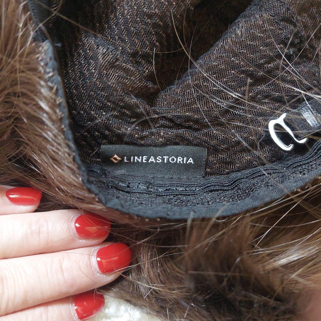 LINEASTORIA ブラウン ミディアムウィッグ、mywigミディアム　２点