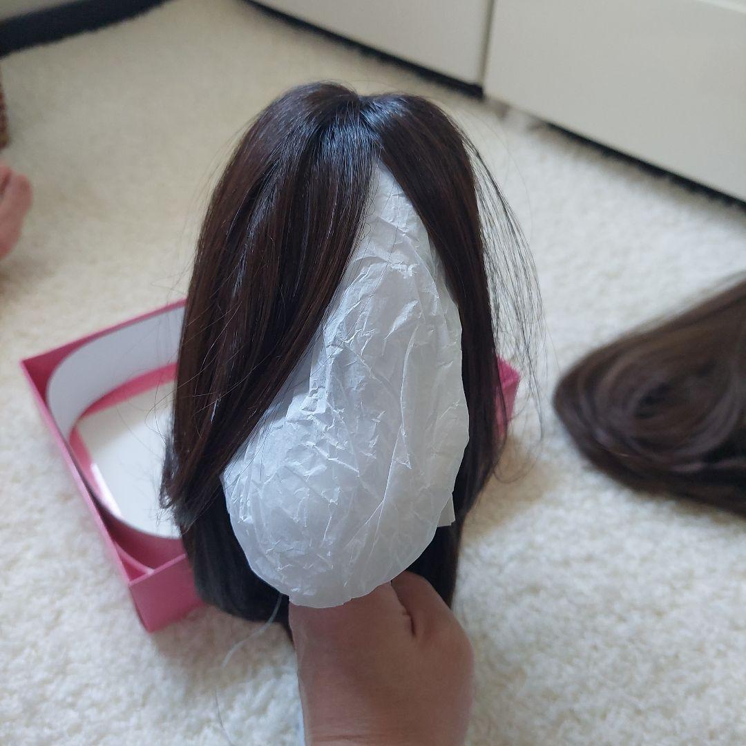 LINEASTORIA ブラウン ミディアムウィッグ、mywigミディアム　２点