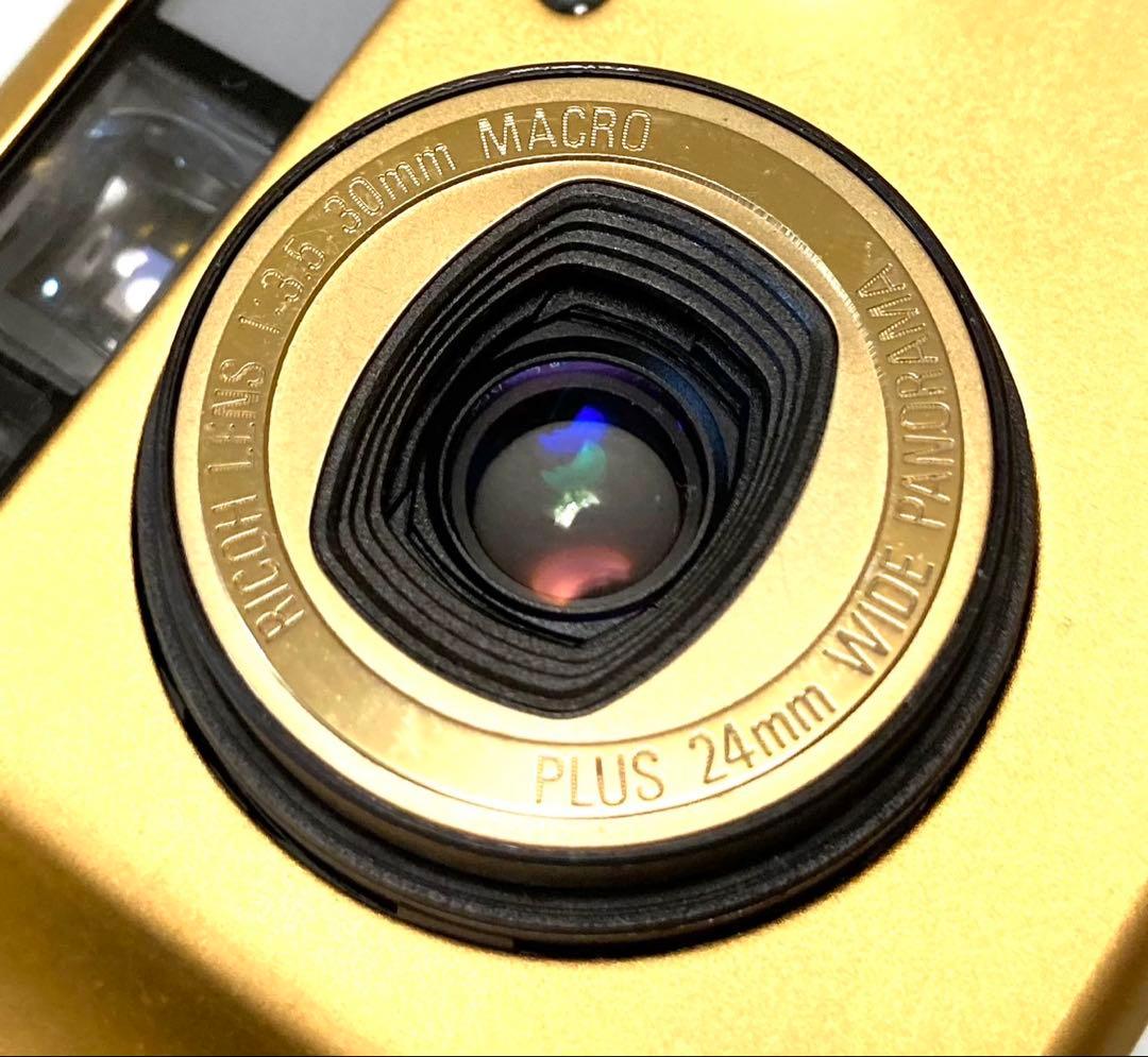 【完動品 美品】RICOH R1S GOLD フィルムカメラ 希少カラー