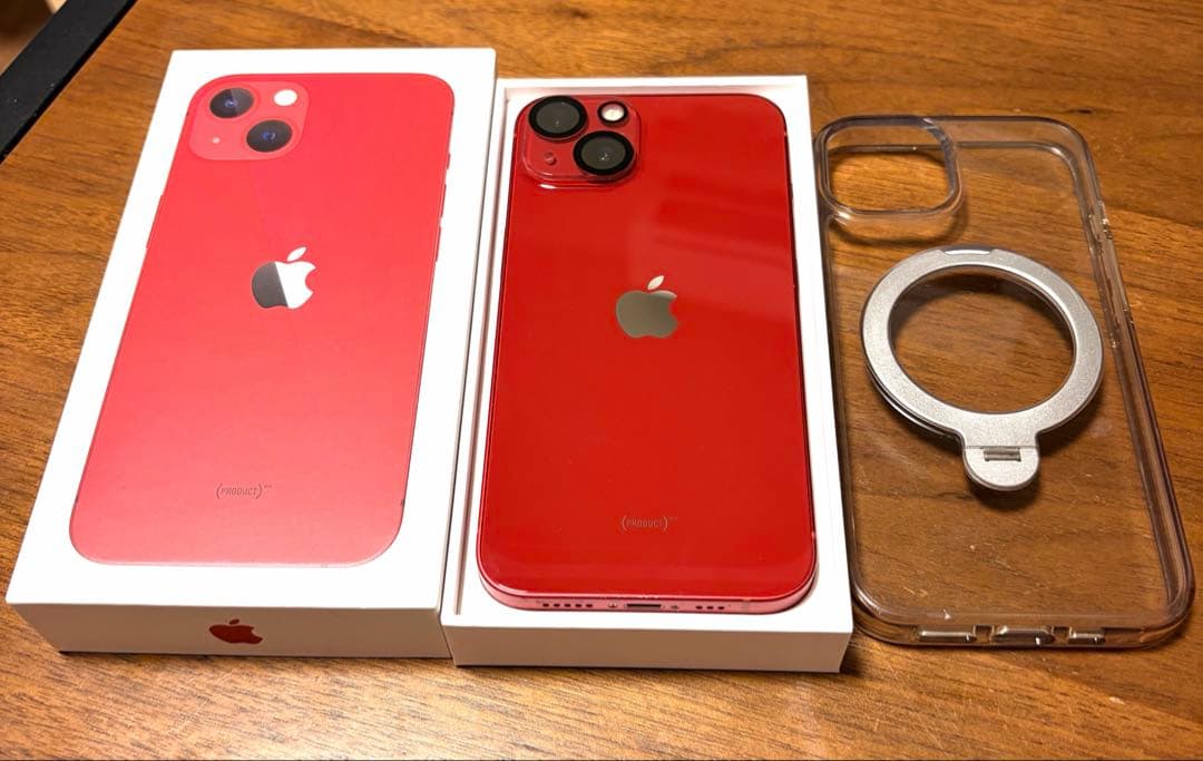 【初期化済み SIMフリー】Apple iPhone 13レッド 箱あり