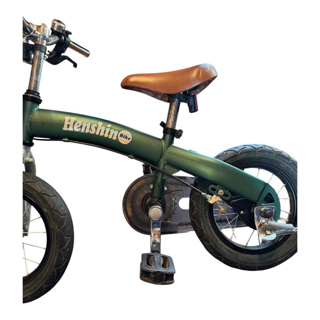 【美品】Henshin Bike へんしんバイク 12インチ レッド　緑　カーキ
