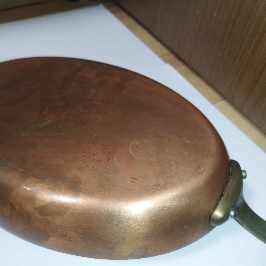 Mauviel オーバルパン 30cm 銅 片手鍋 フライパン フランス製