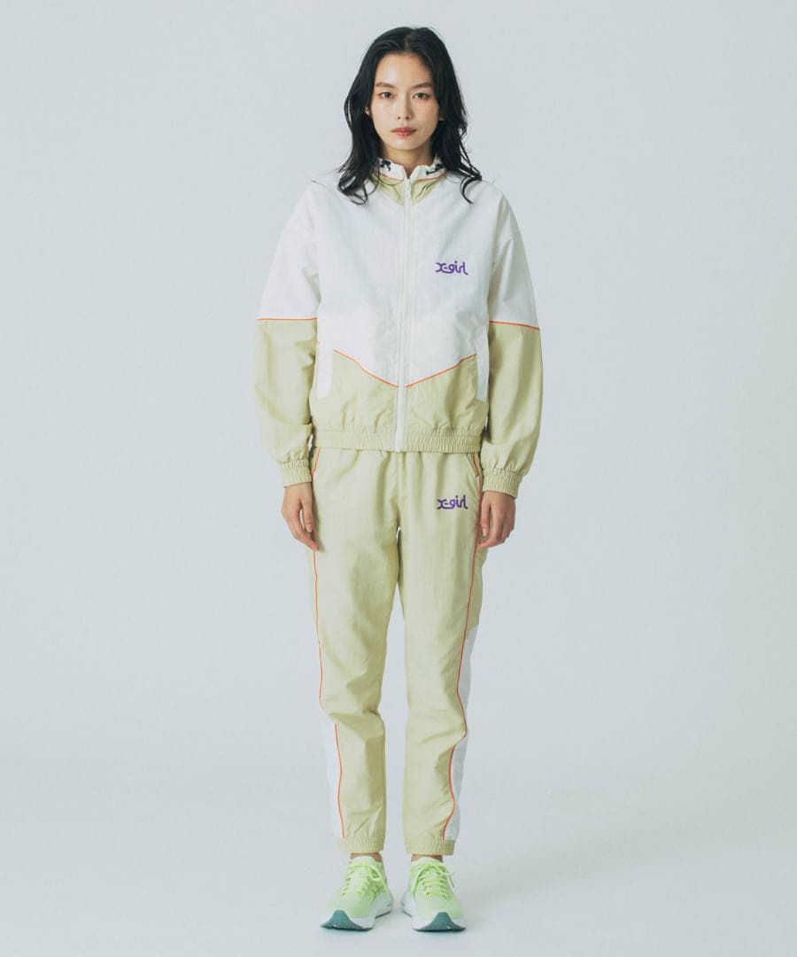 【新品タグ付き】X-girl ナイロントラックジャケット　パンツ セットアップ