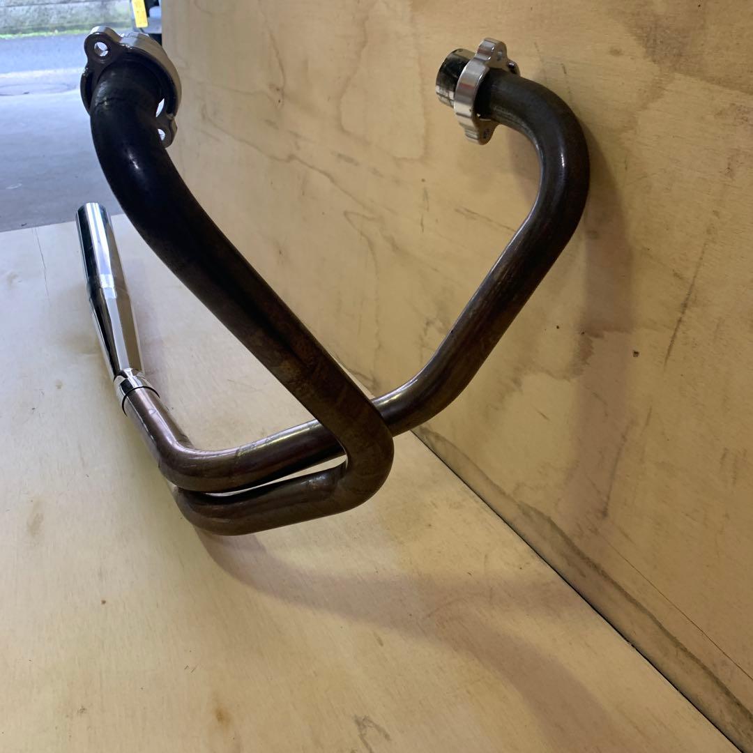 gs400 自作クロス管　マフラー 吸い込ませたく無い人用