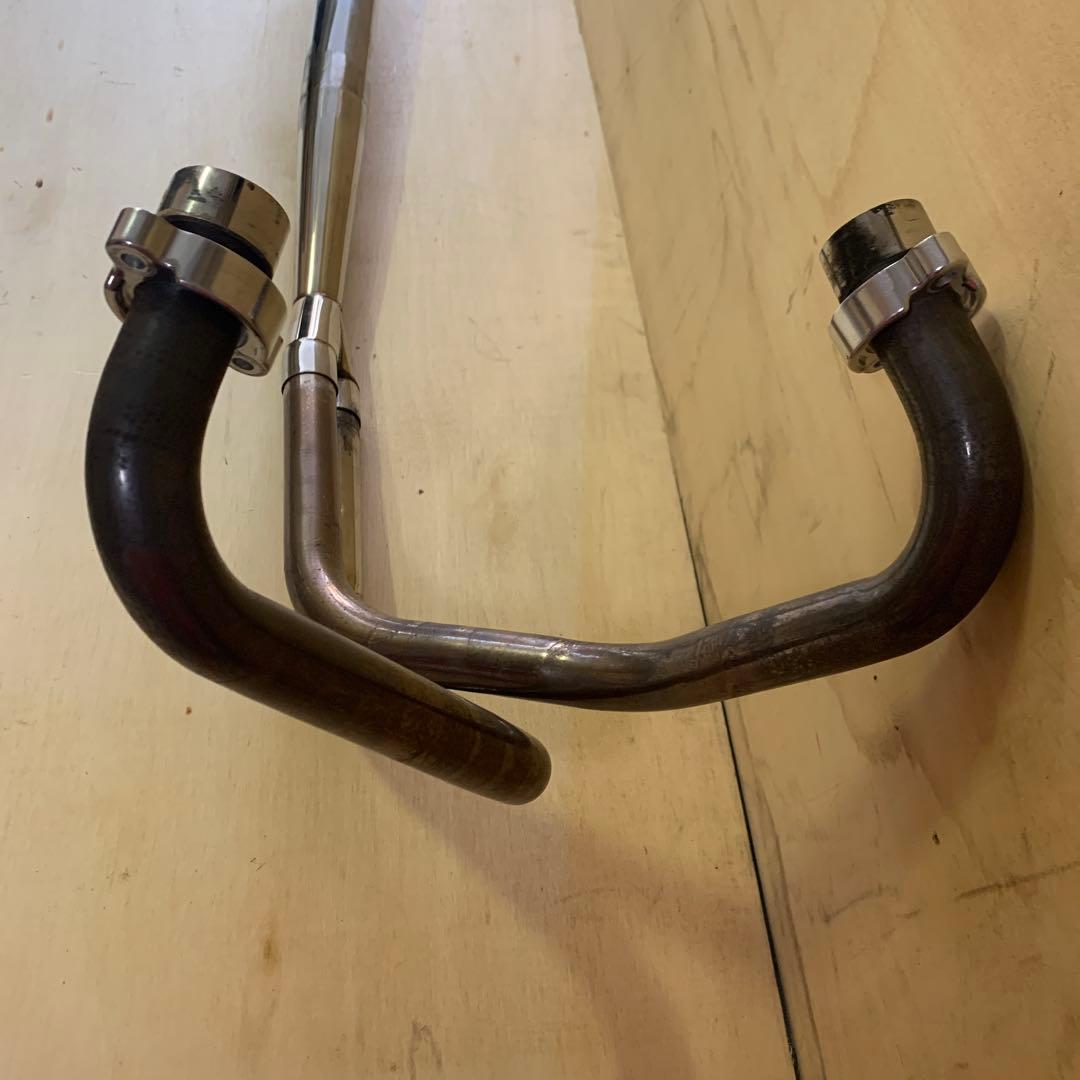 gs400 自作クロス管　マフラー 吸い込ませたく無い人用