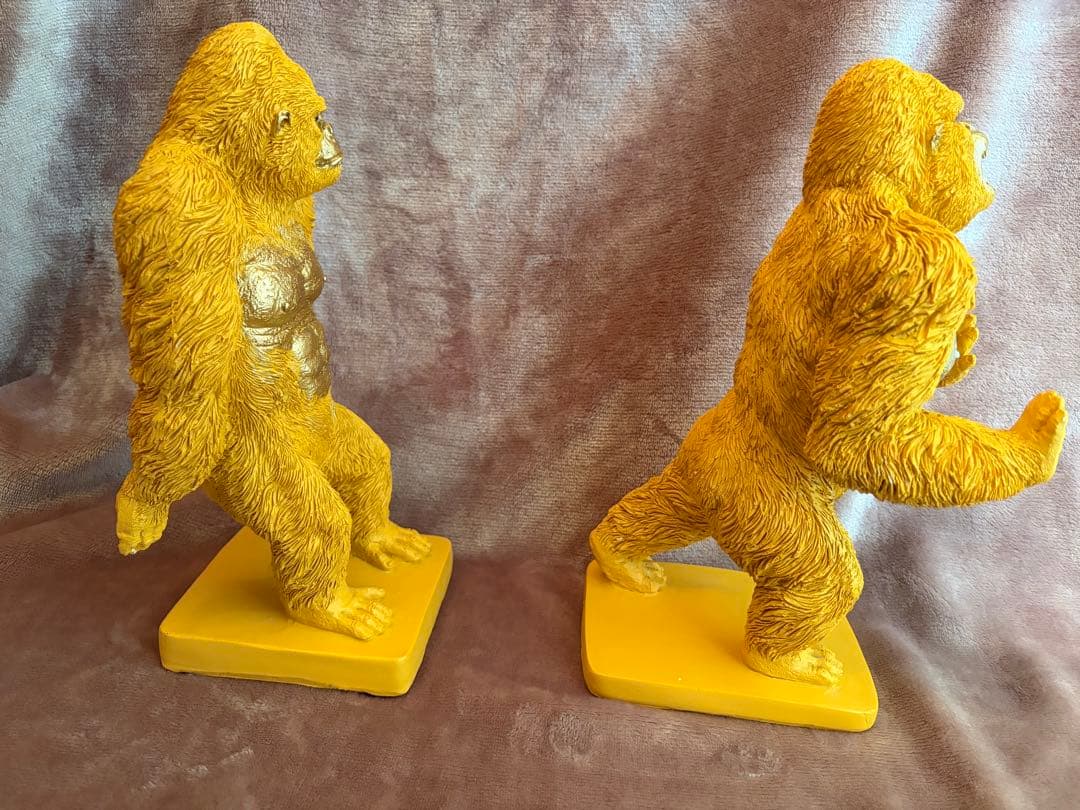 KARE ゴリラオレンジ　2/Set ブックエンド　ブックスタンド　本立て　新品
