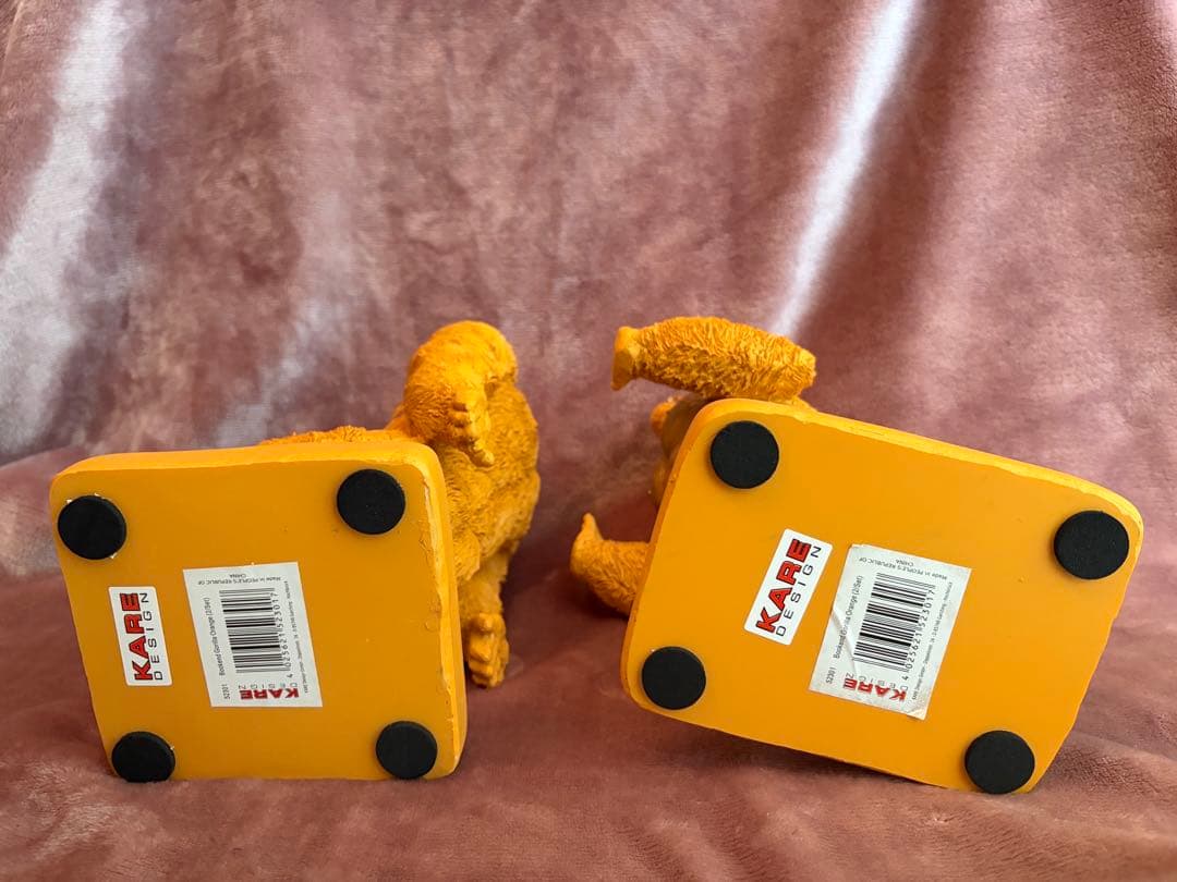 KARE ゴリラオレンジ　2/Set ブックエンド　ブックスタンド　本立て　新品