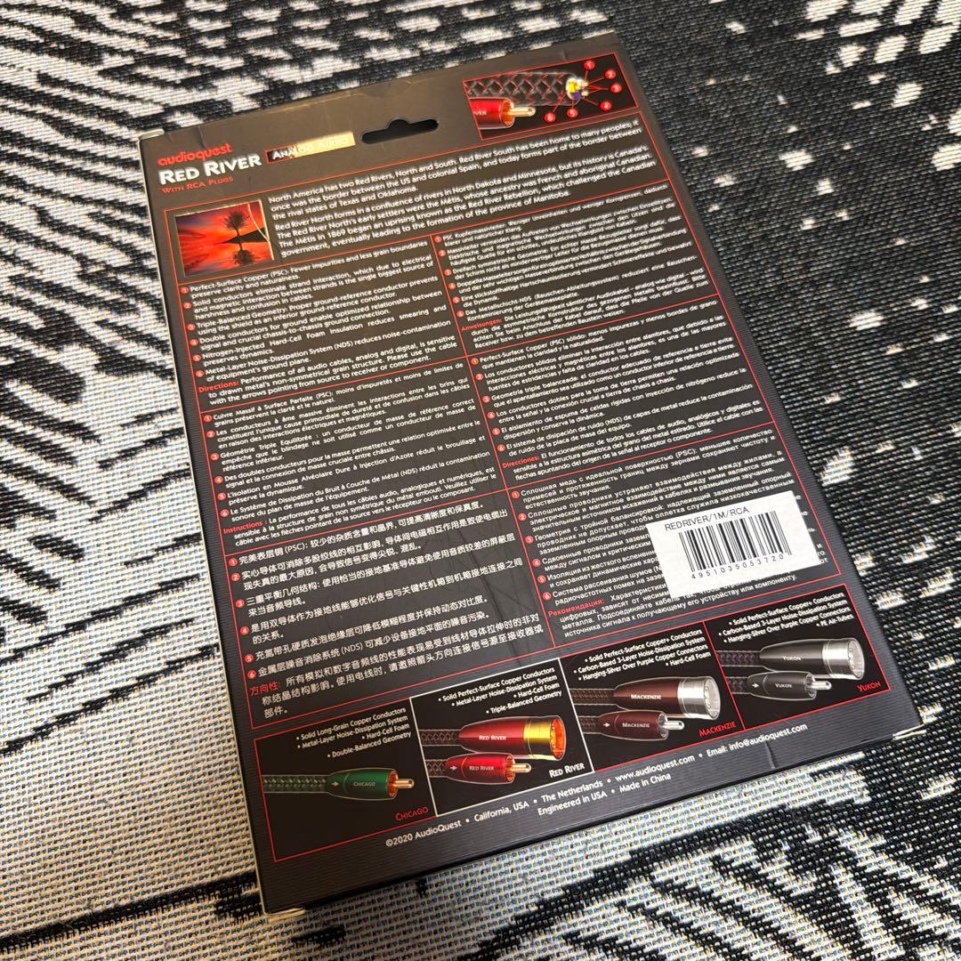 オーディオクエスト Red RED 1.0m RCAケーブル