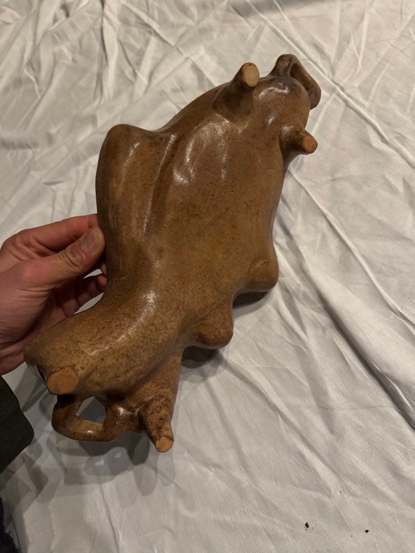 魚形のパイ型　オーブン皿　チェコ製陶器