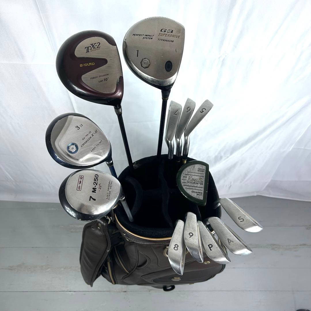 本格派　メンズゴルフクラブ　13本　フルセット　お試しセット　ゴルフセット