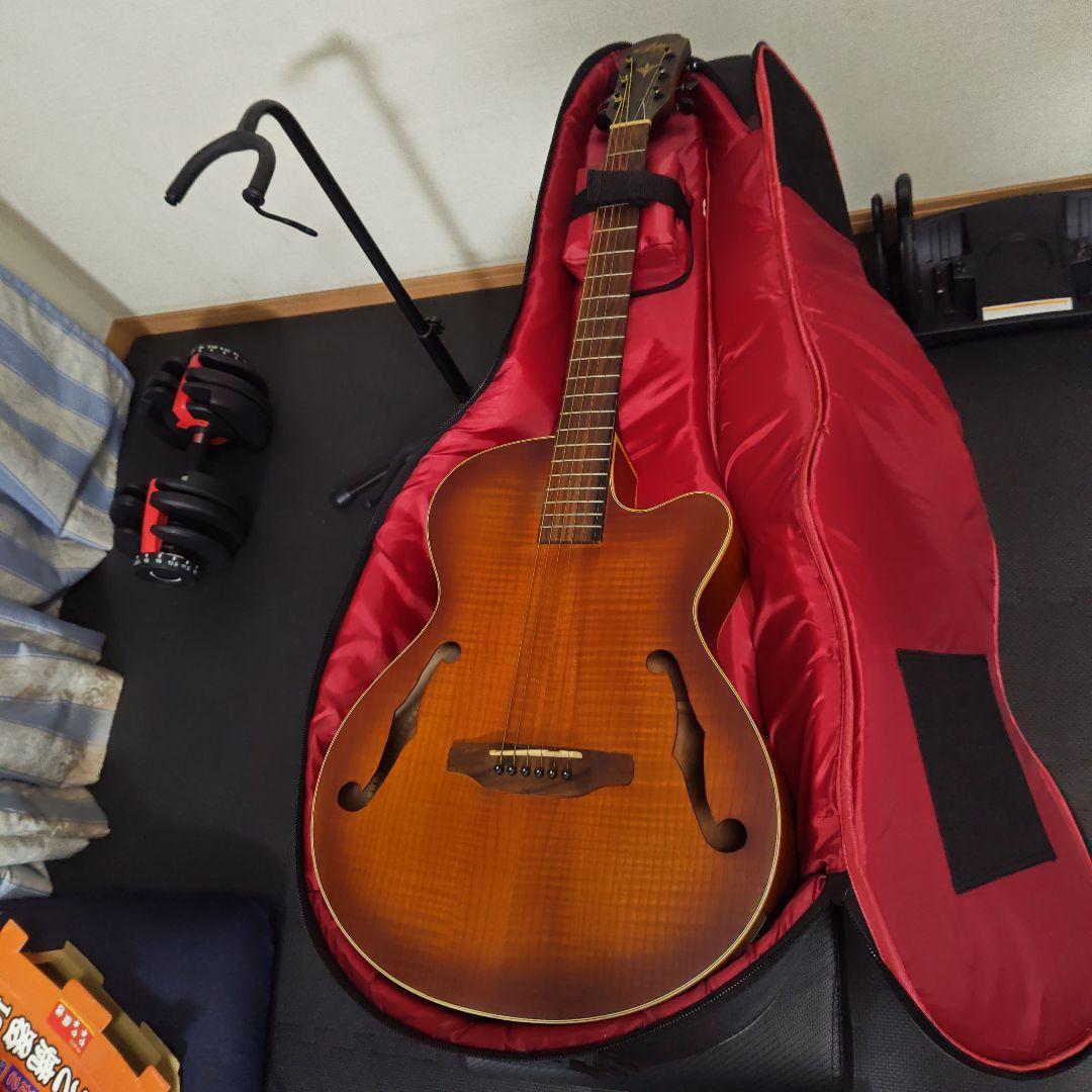 Aria アコースティックギター ブラウン　エレアコ