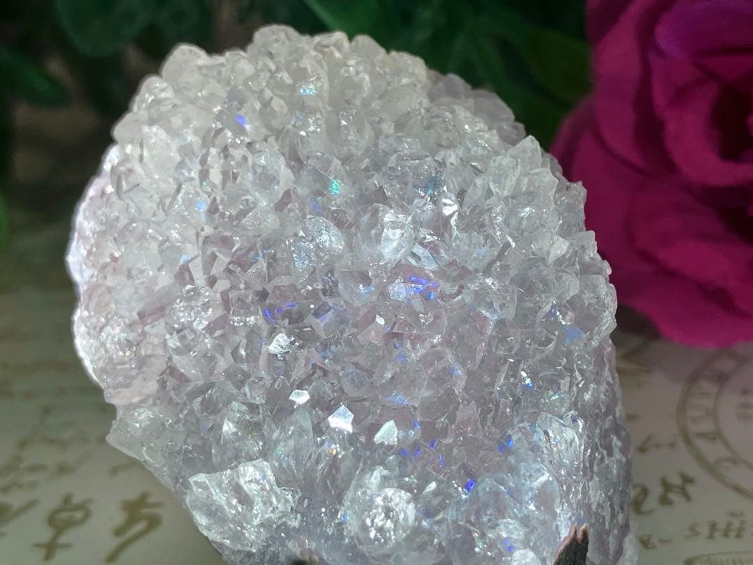 超希少✨ ピンクアナンダライト　アメジスト　水晶　レインボークォーツ　クリスタル