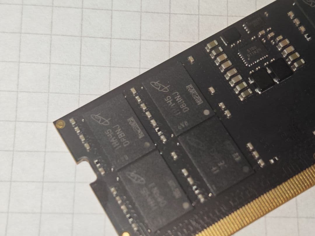 DDR5-4800 合計32GB SO-DIMM 16GB×2 メモリ 2枚組