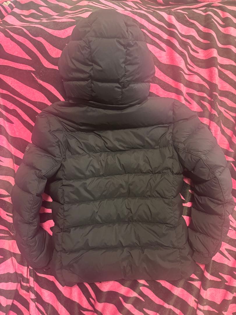 最安！TATRAS ブラック タトラスダウンジャケット フード付き03 Lサイズ