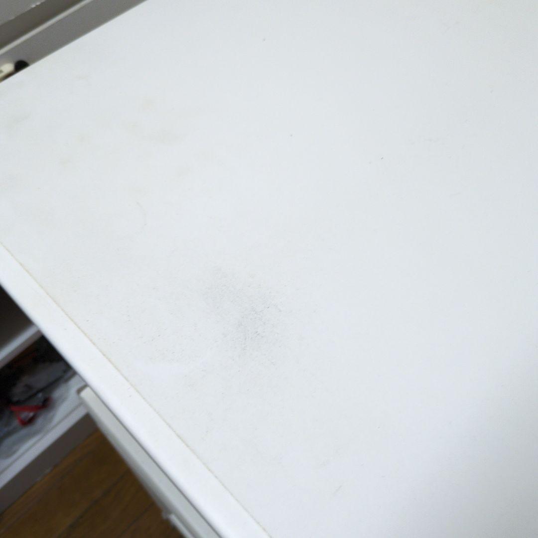 茨城、千葉県内なら運びます！ホワイト キッチンカウンター 引き出し付き