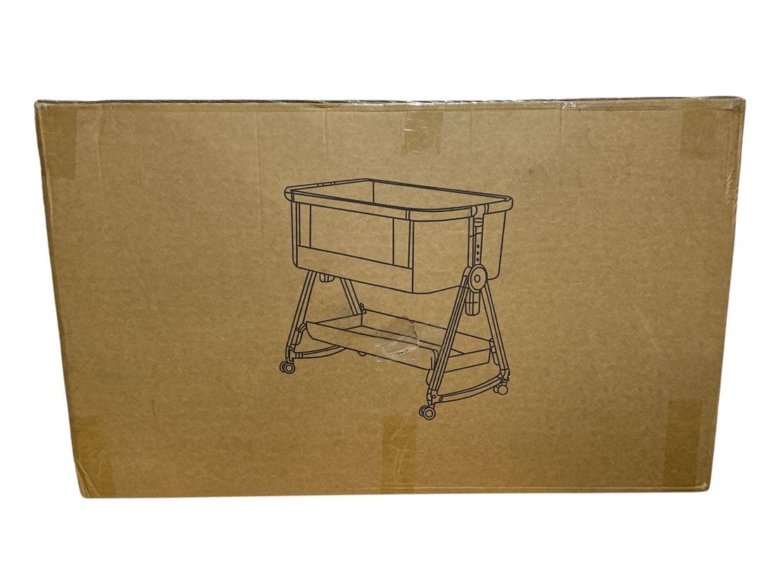 ❤️新品❤️ベビーベッド 高さ6段調節 睡吐防止 軽量 幼児 新生児用 睡吐防止