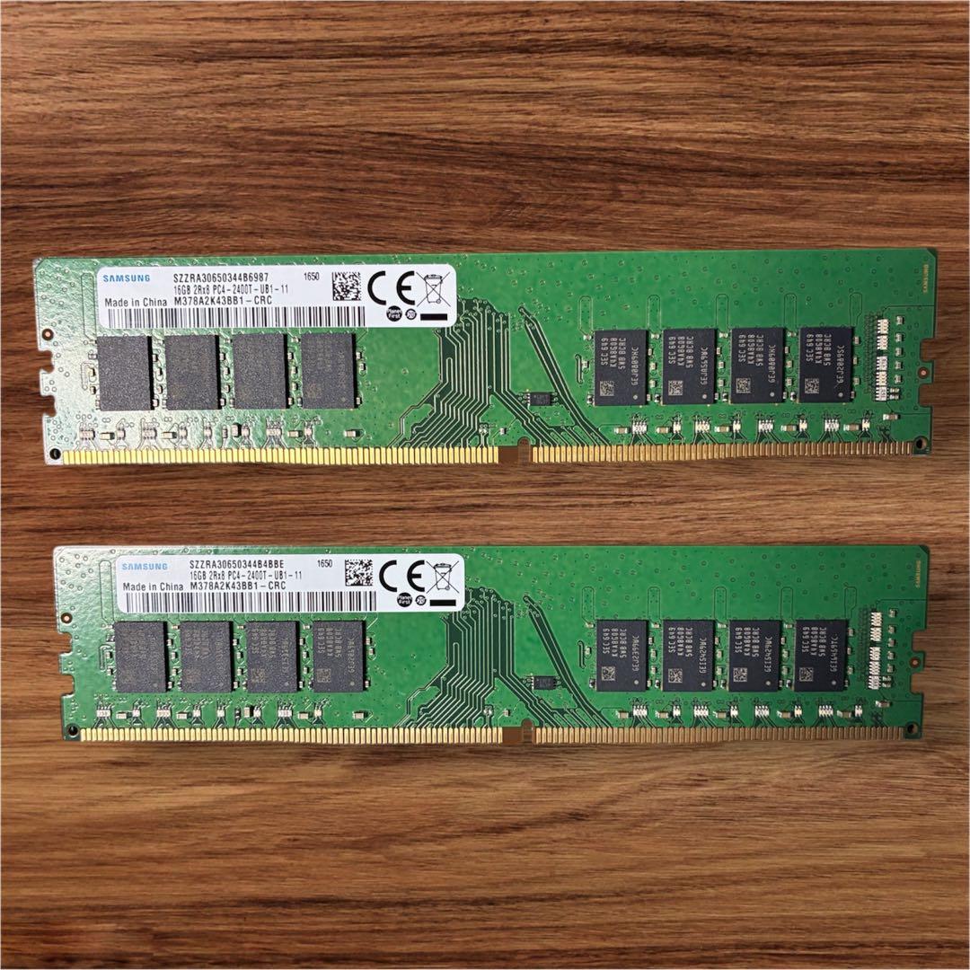 【MemTest+OCCT完走】 Samsung 16GB×2 32GB