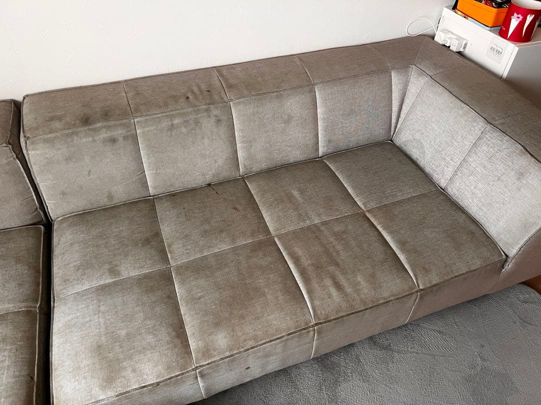 bo concept ボーコンセプト グレー コーナーソファ モダンデザイン①