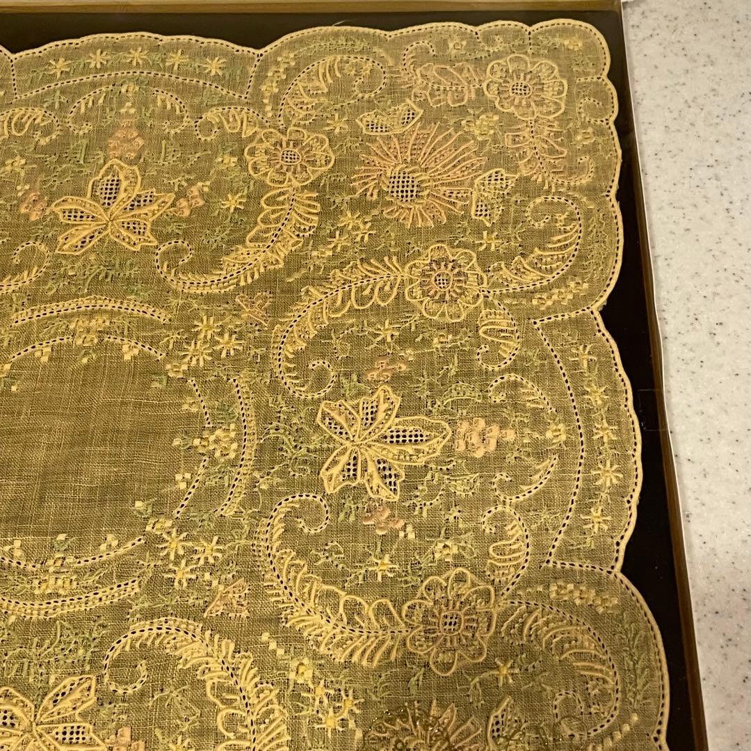 SWATOW スワトウ 汕頭 ハンカチ 中国製　手刺繍★