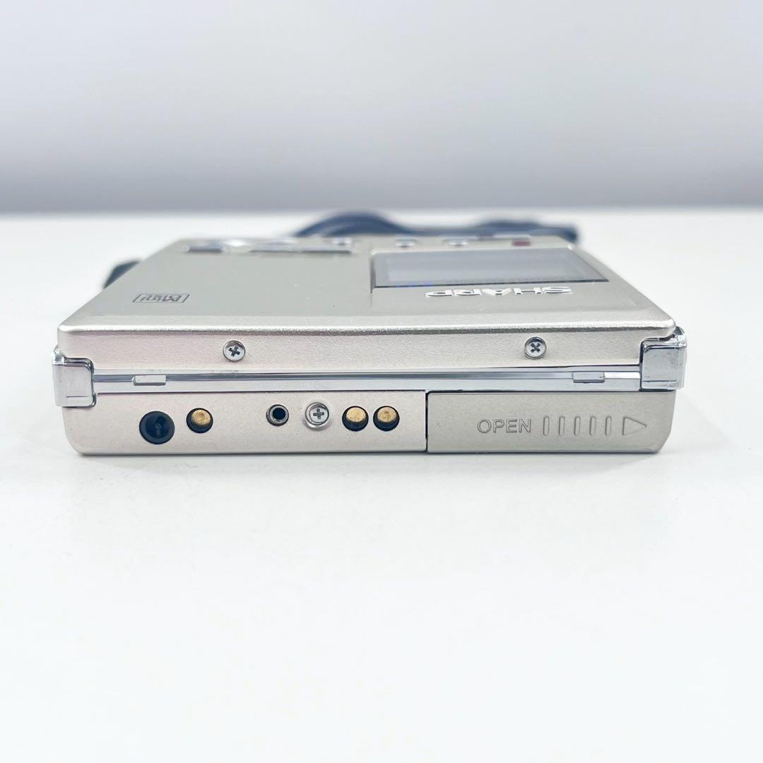SHARP MD-MT831-S MDレコーダー 完動品 ポータブルMD 動作品